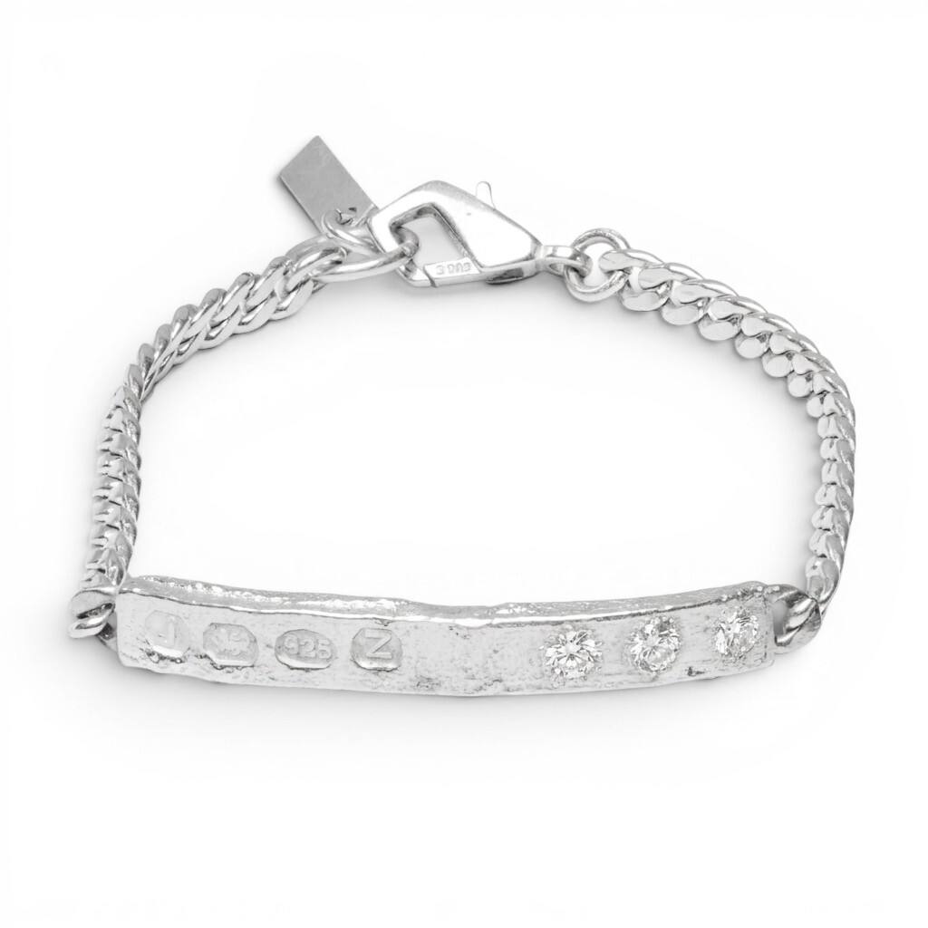 5mm Hallmarks Bracelet - White