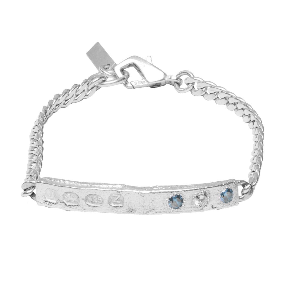5mm Hallmarks Bracelet ( Blue )